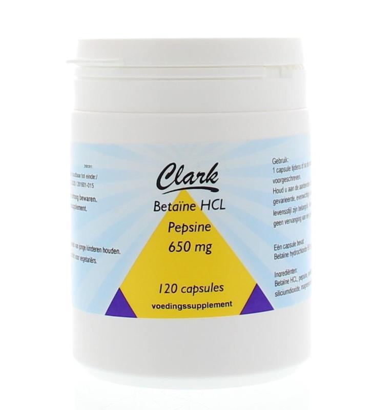 Betaine hcl 650 120vc