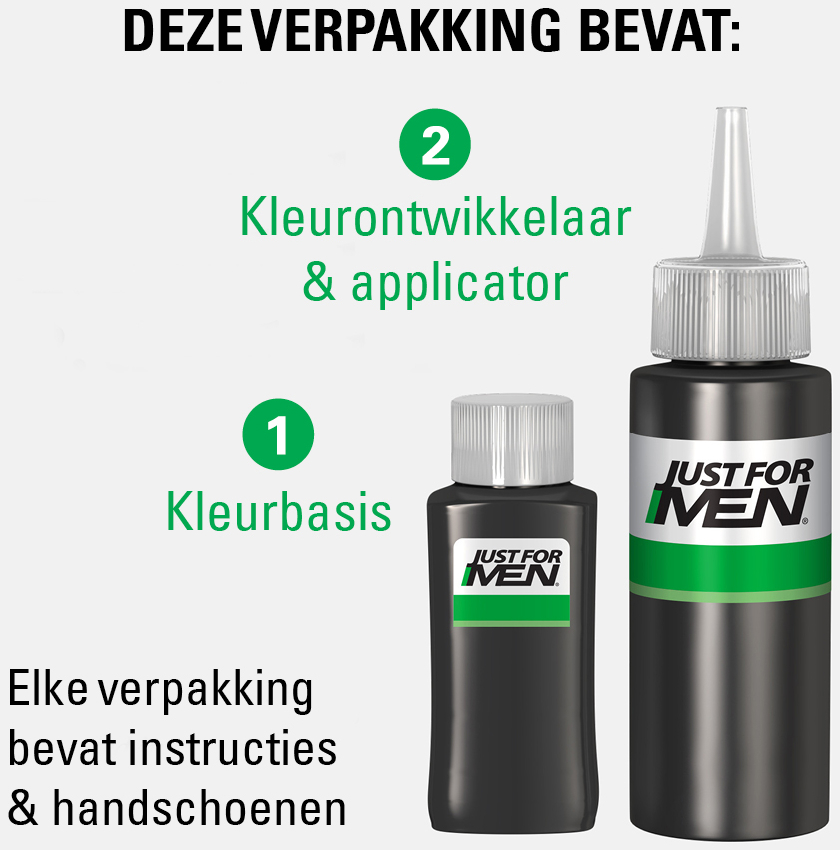 Just For Men Haarkleuring Donkerblond H25 1 Set