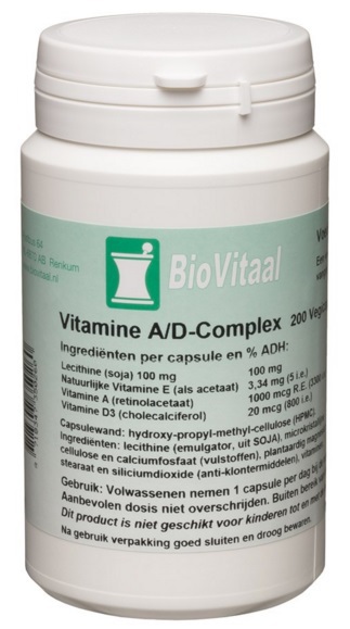 vitamine A/D complex 200cp