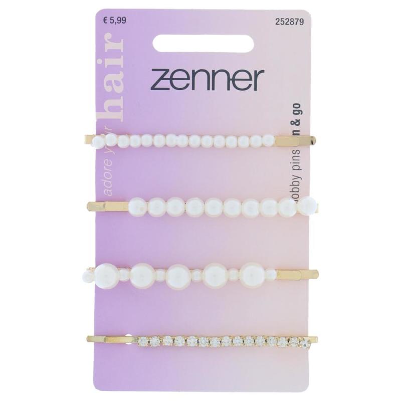 Haarschuifje Parels 4x 2st