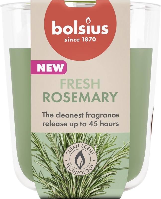 Bolsius Geurglas 97/85 true scents rosemary 1st