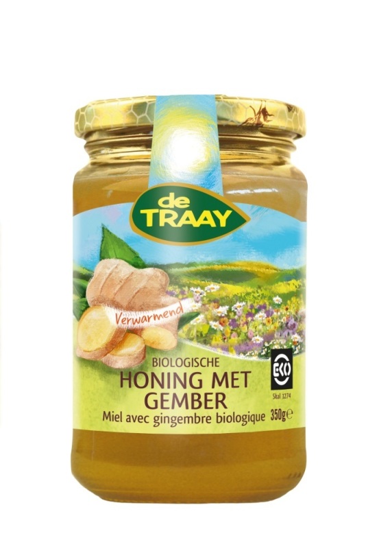Honing met Gember Bio 350g