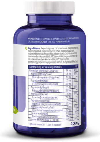 Vitakruid Magnesium Elite6 Complex 90 Tabletten