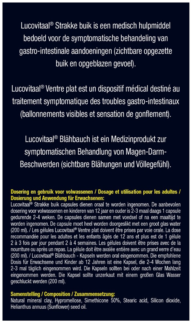 Lucovitaal Strakke Buik 30 Capsules