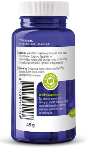 Vitakruid Rhodiola Extract 500 mg 60 vegetarische capsules