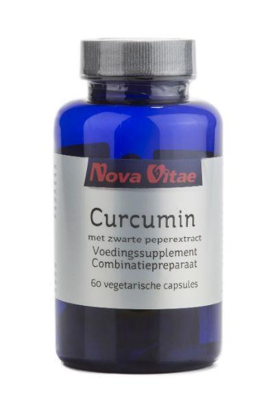 Curcumin zwarte peper extract 60 Vegicapsules