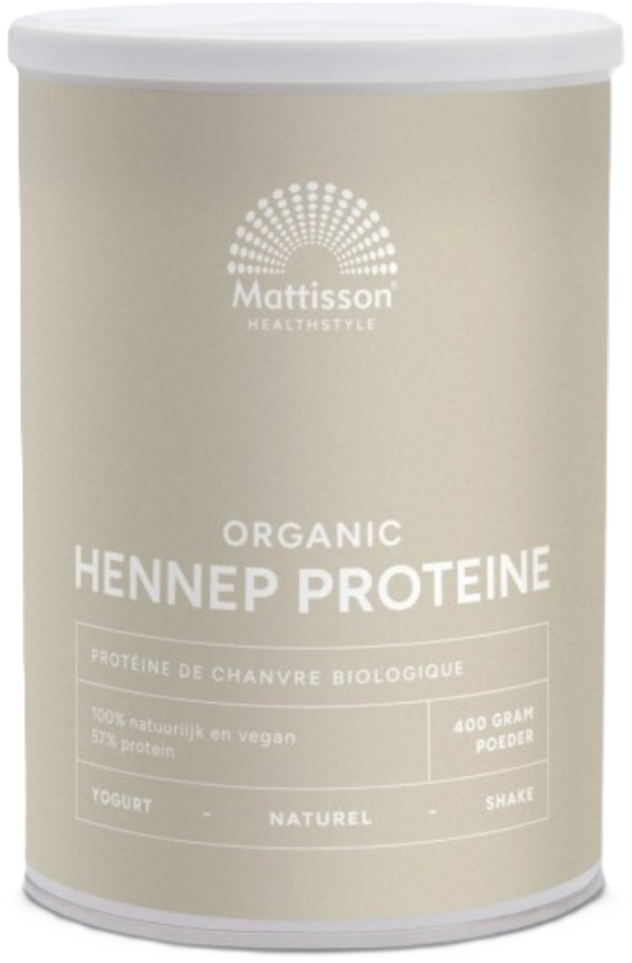 Biologische Hennep Proteïne 400 Gram