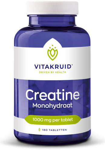 Vitakruid Creatine Monohydraat 1000 MG 180 Tabletten