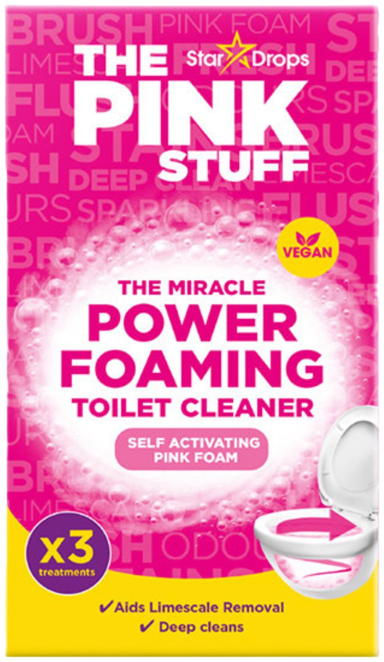 The Pink Stuff Foam Toilet Cleaner 3 x 100 Gram