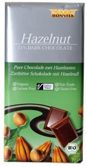 Pure chocolade hazelnoot bio 100 gram