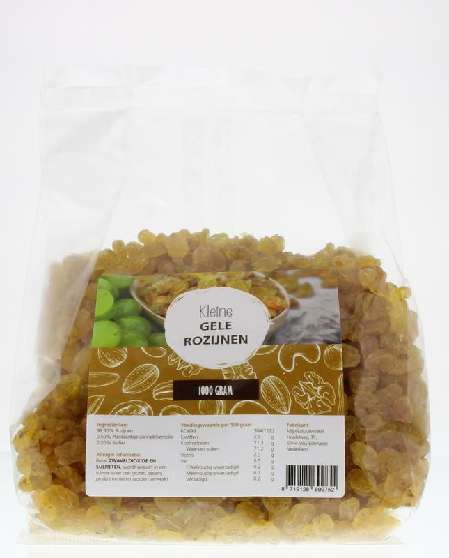 Mijn Natuurwinkel Gele sultana rozijnen 1000g