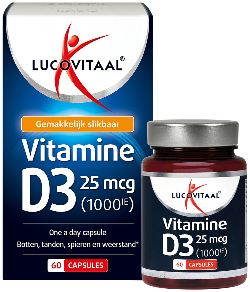 Lucovitaal Vitamine D3 25 mcg 60 capsules