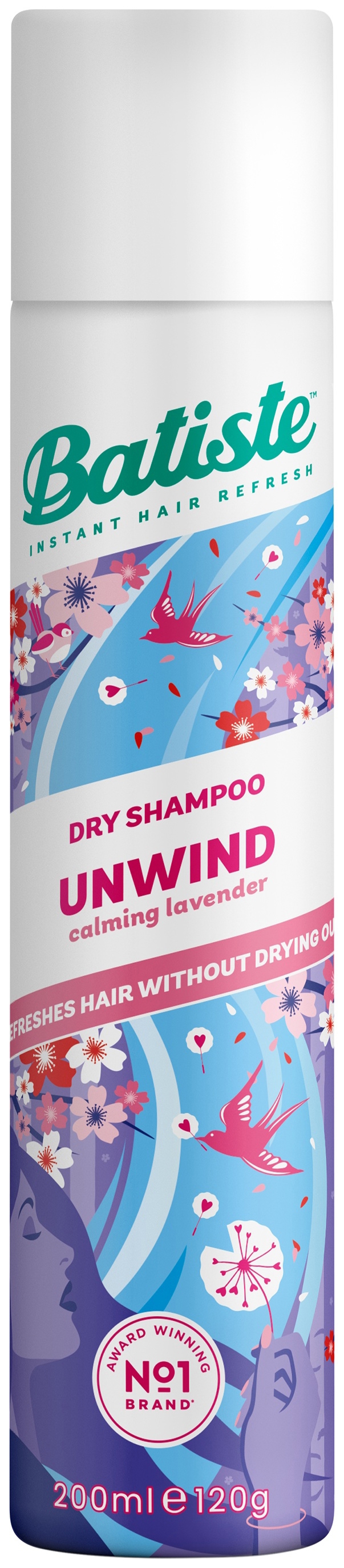 Batiste Droogshampoo Unwind Calming Lave 200 Ml 200ml