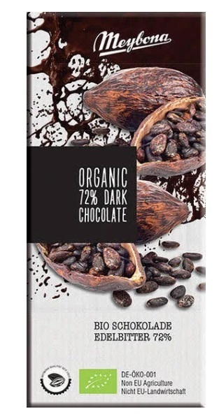 Organic 72% Dark Chocolate 100 Gram