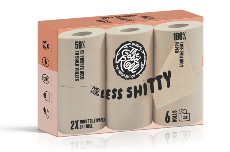 The Good Roll toiletpapier bamboe 6 rollen