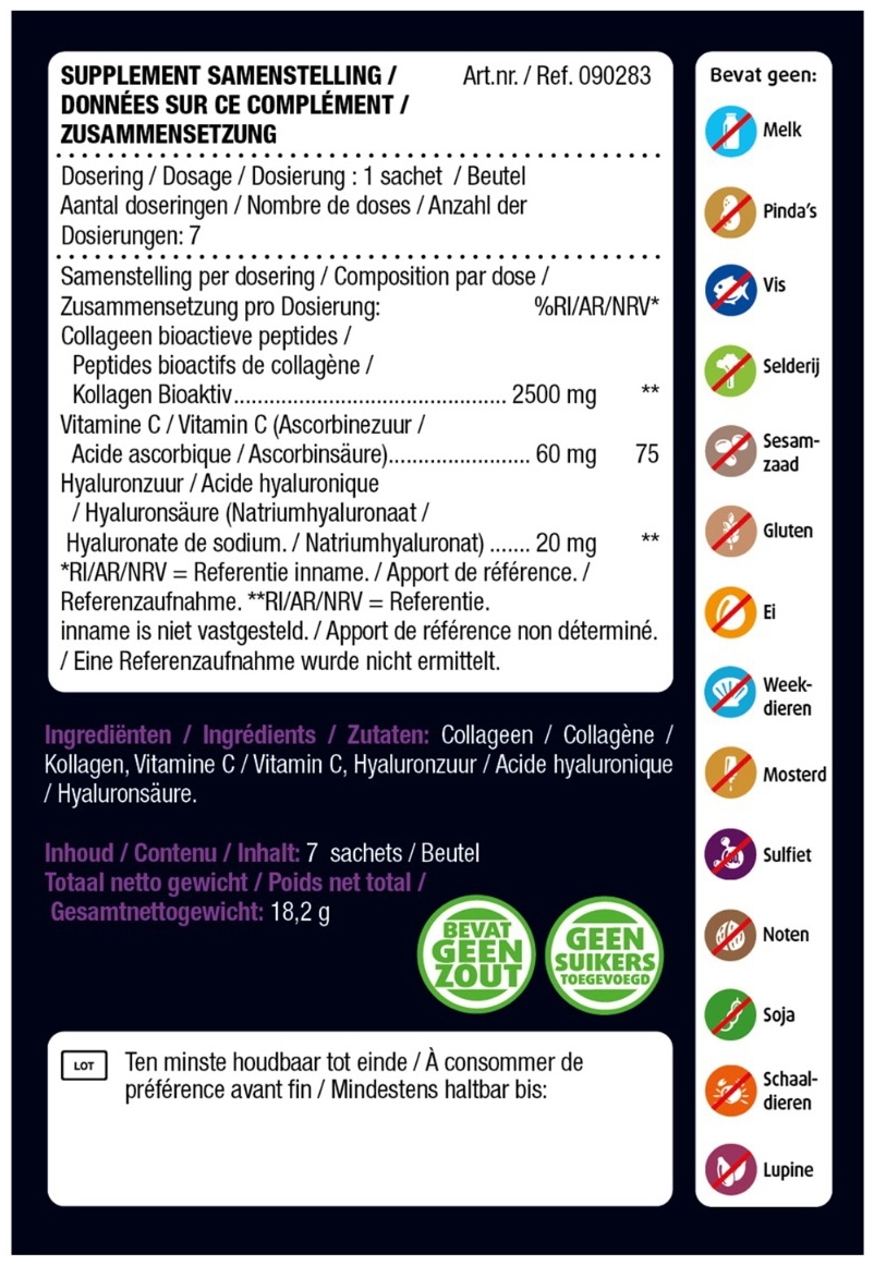 Lucovitaal Super Collageen 7 Sachets