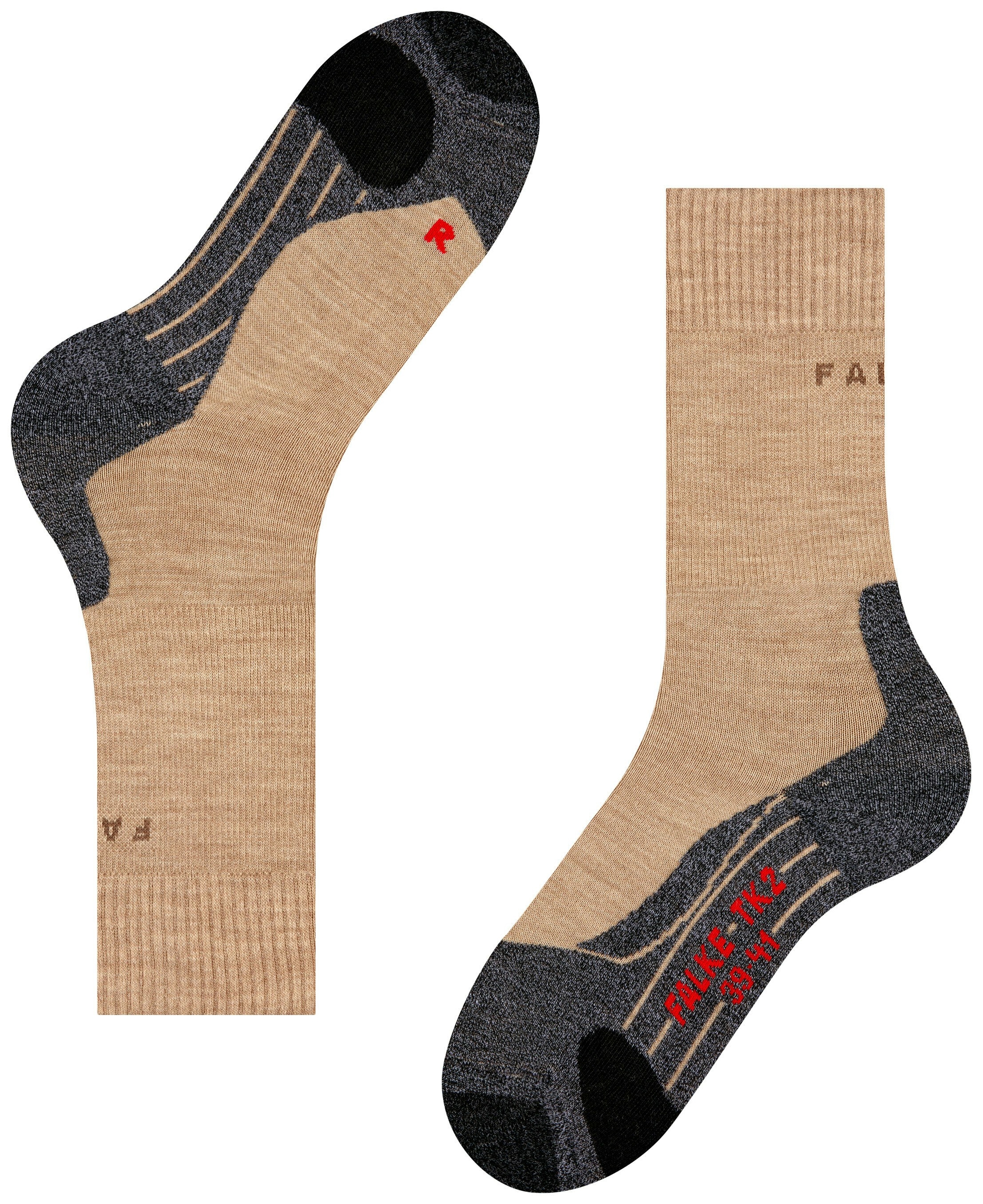 FALKE Heren TK2 Heren Wandel Sokken Beige