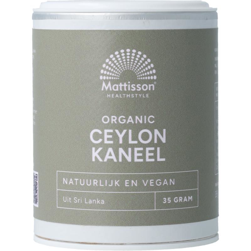 Mattisson Ceylon Kaneel Biologisch 35 gram