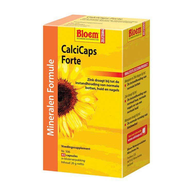 Calcicaps Forte Botten Huid & Nagels 45 capsules
