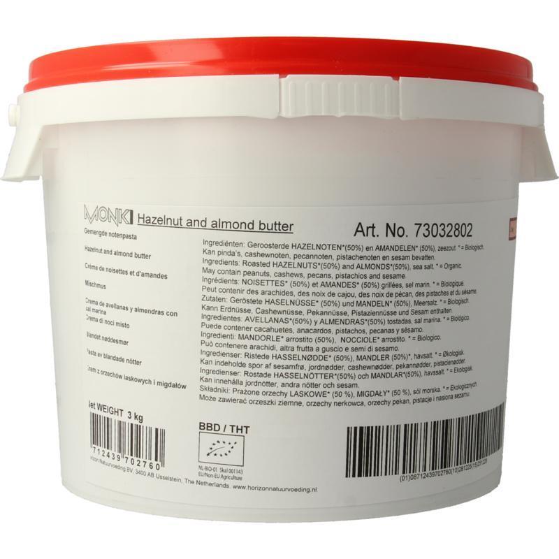 Gemengde Notenpasta Met Zout Bio 3000 Gram