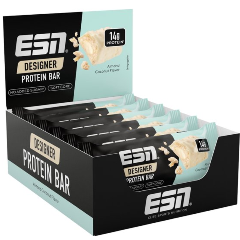 Esn Almond Coconut Bar 45 gram 12 stuks