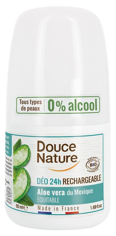 Deodorant roll on aloe hervulbaar 50G