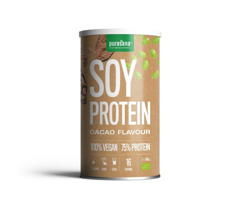 Vegan Soja Proteïne Cacao Bio 400g
