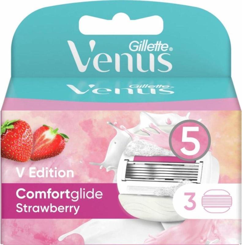 Woman Venus Comfortglide Strawberry 3 Stuks