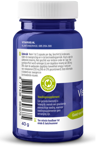 Vitakruid Visolie 1800 TG mama 30sft