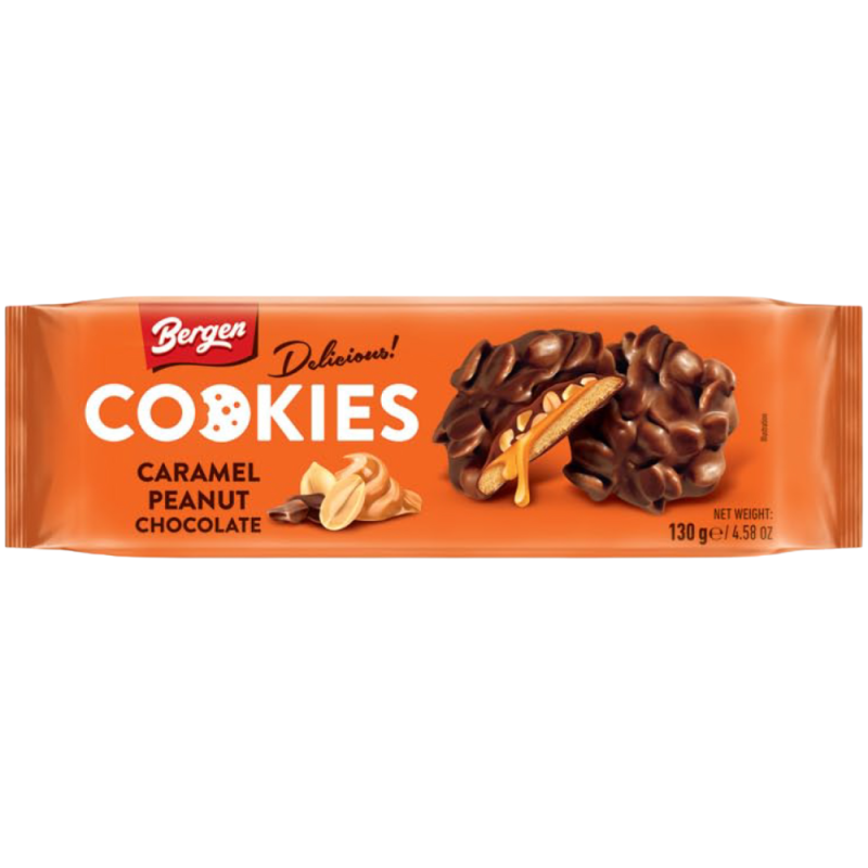 Cookies Caramel Peanut & Chocolate 130 gram