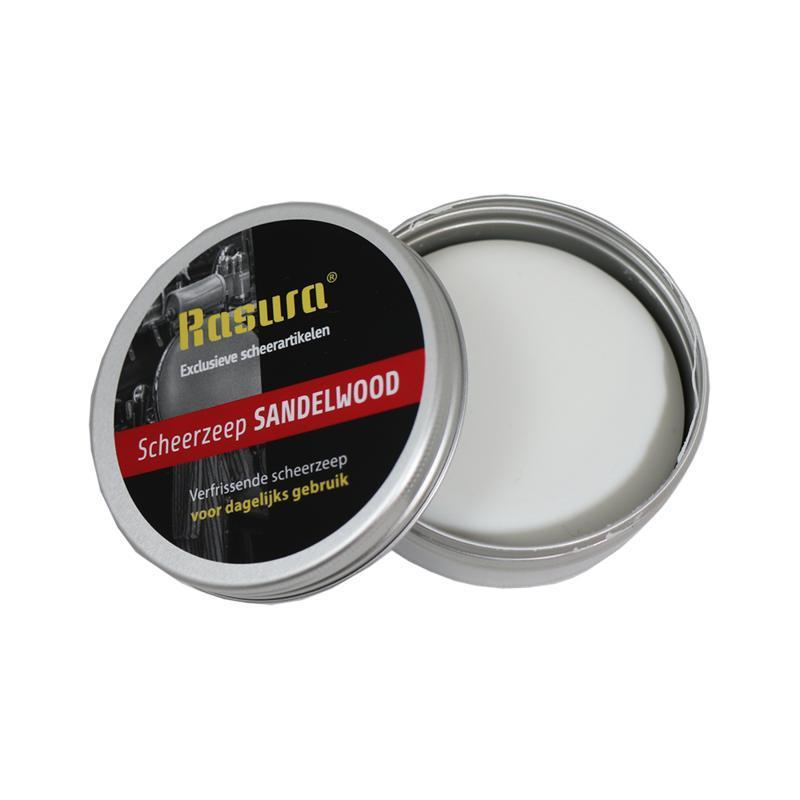 Scheerzeep sandelwood in blik 1st