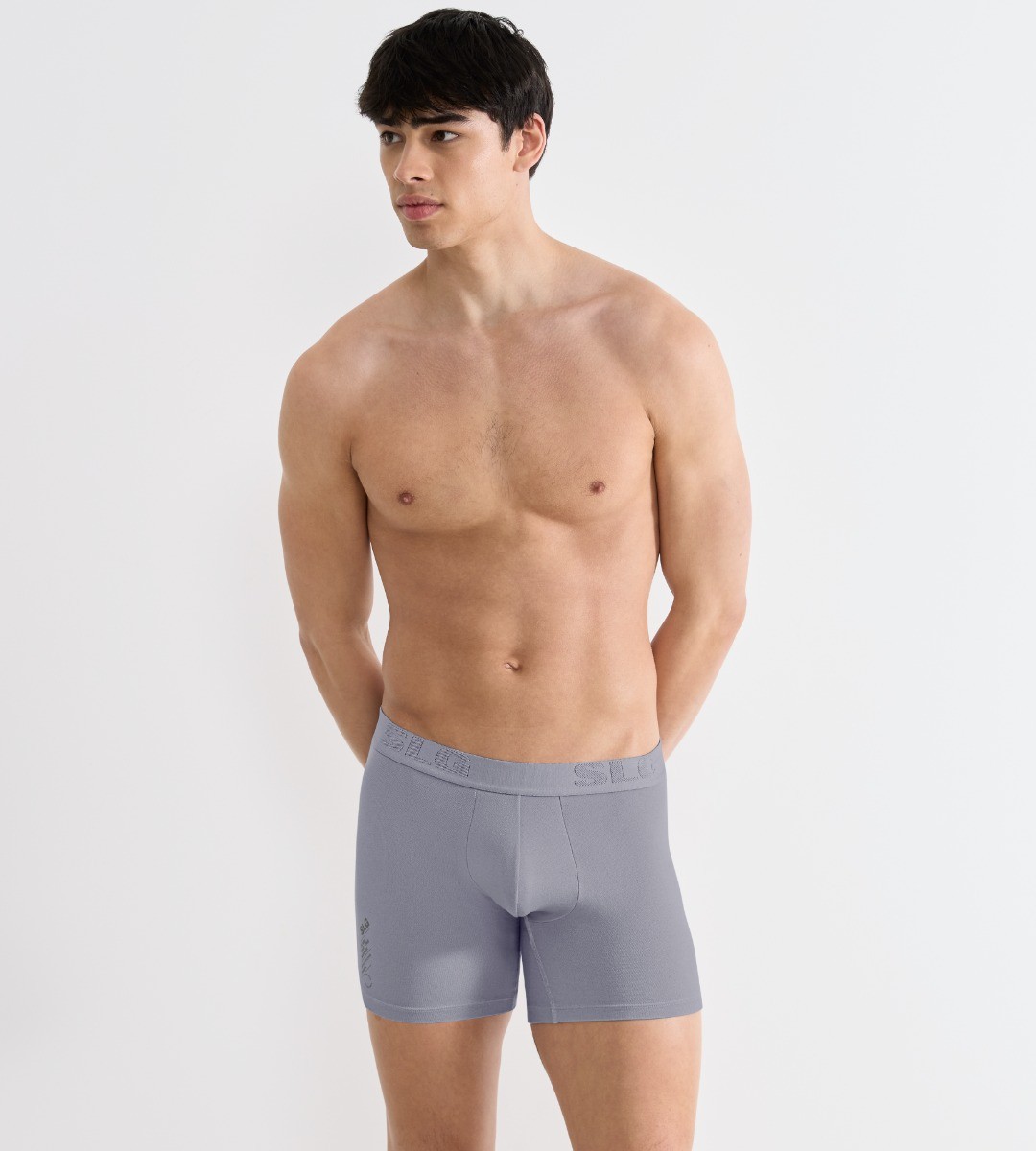 Sloggi MEN SLG Base Heren Soft Short 2-Pack Morandi Grey