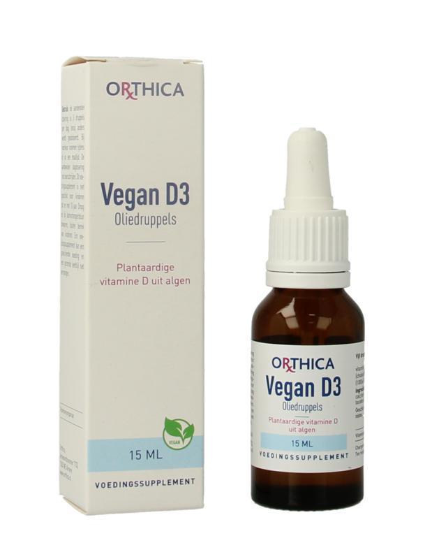 Orthica Vegan D3 Oliedruppels 15 ML