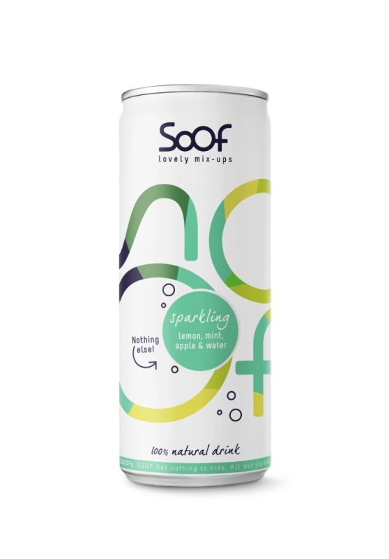 Drink Sparkling Citroen, Munt, Appel & Water 250ml