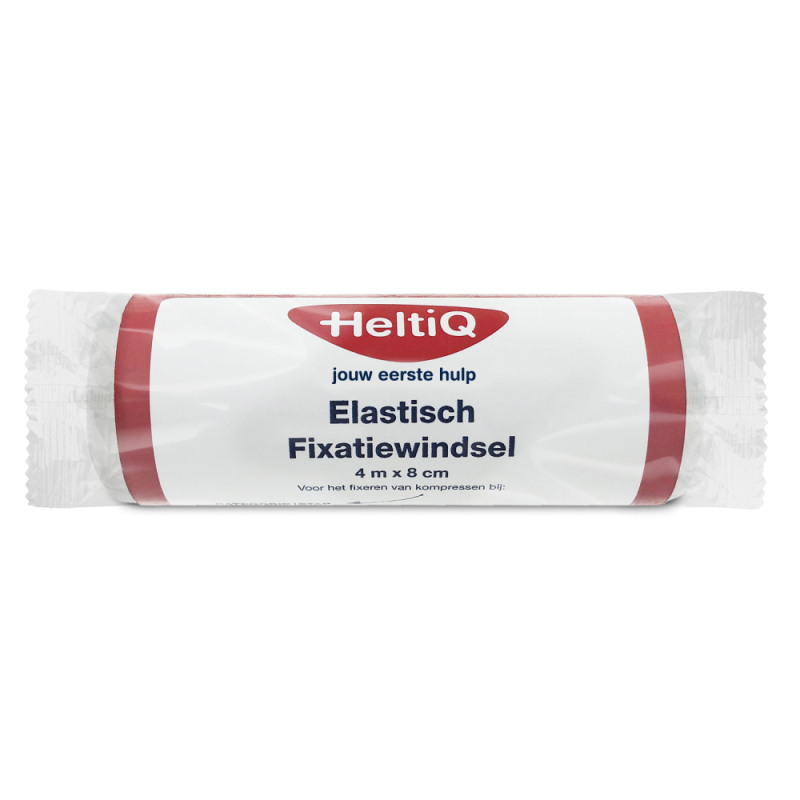 HeltiQ Elastisch fixatiewindsel 4m x 8cm 1st