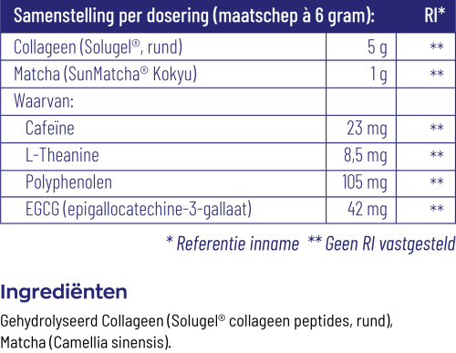 Vitakruid Collageen Solugel Matcha 150 Gram