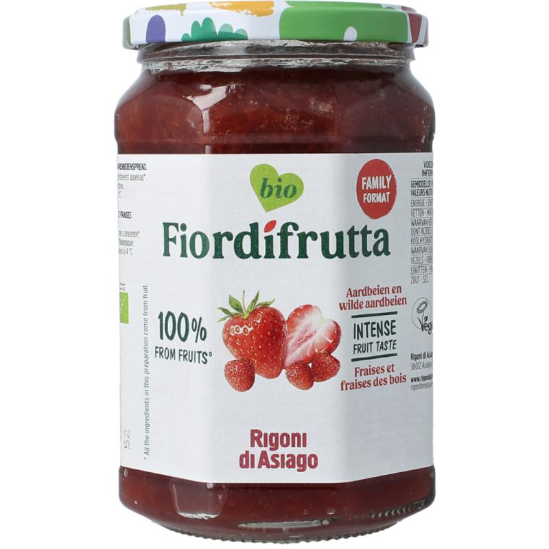 Fiordifrutta Aardbeien en Wilde Aardbeienjam 600 gram