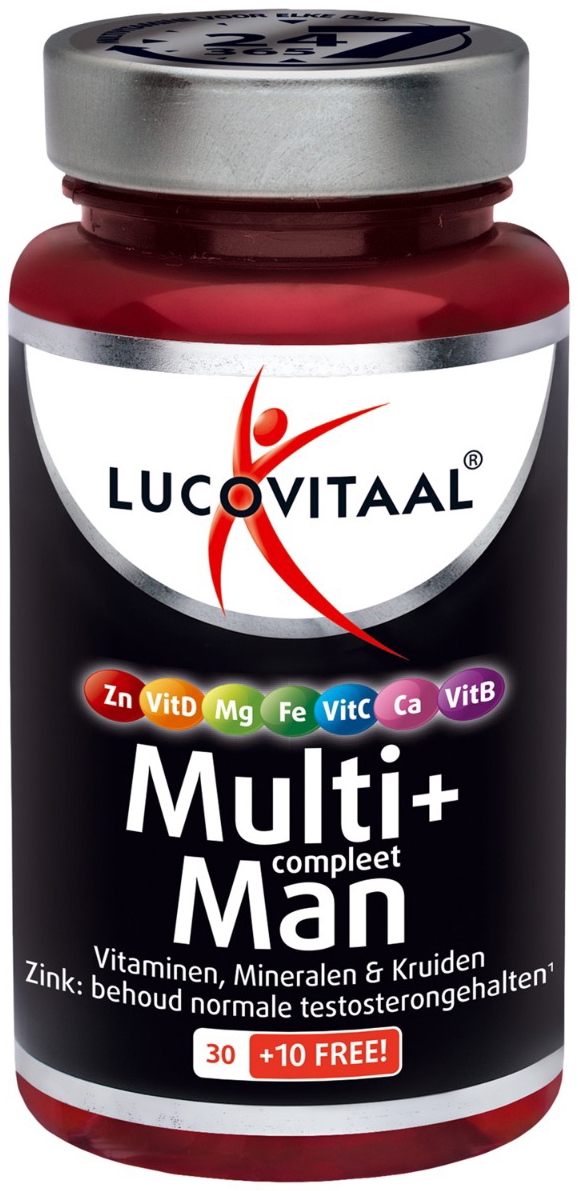 Lucovitaal Multi+ Compleet Man 40 tabletten