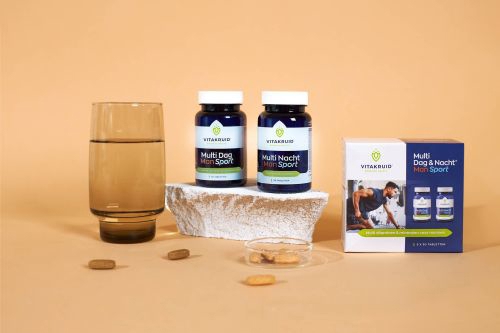 Vitakruid Multi Dag & Nacht Man Sport 2x 30 Tabletten