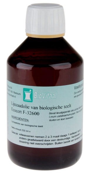 Voedingssupplementen lijnzaadolie 250 ml