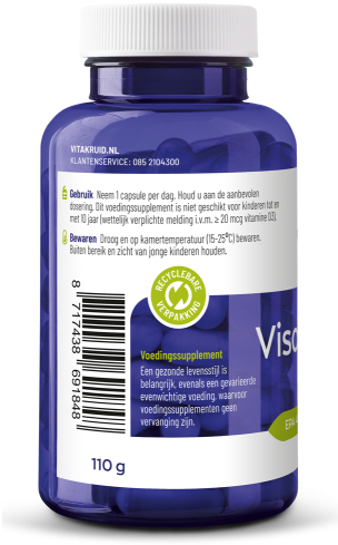 Vitakruid Visolie 1400TG met D3 60sft