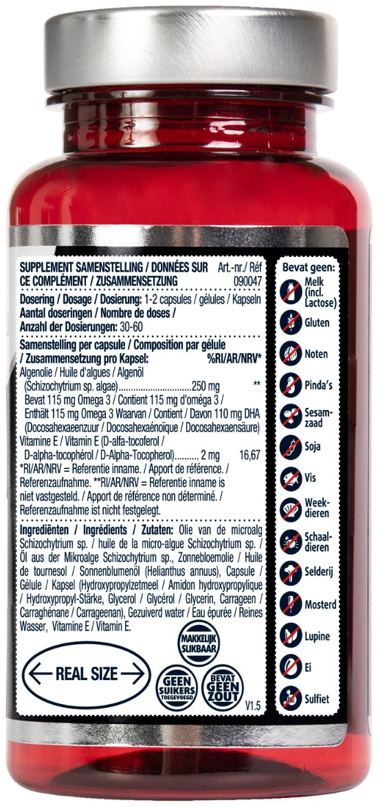 Lucovitaal Vegan Omega-3 Microalgen 60 Capsules