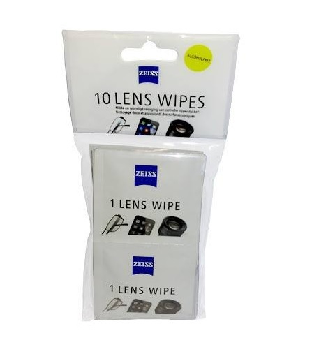 Zeiss Lens Wipes Alcoholvrij 10 stuks