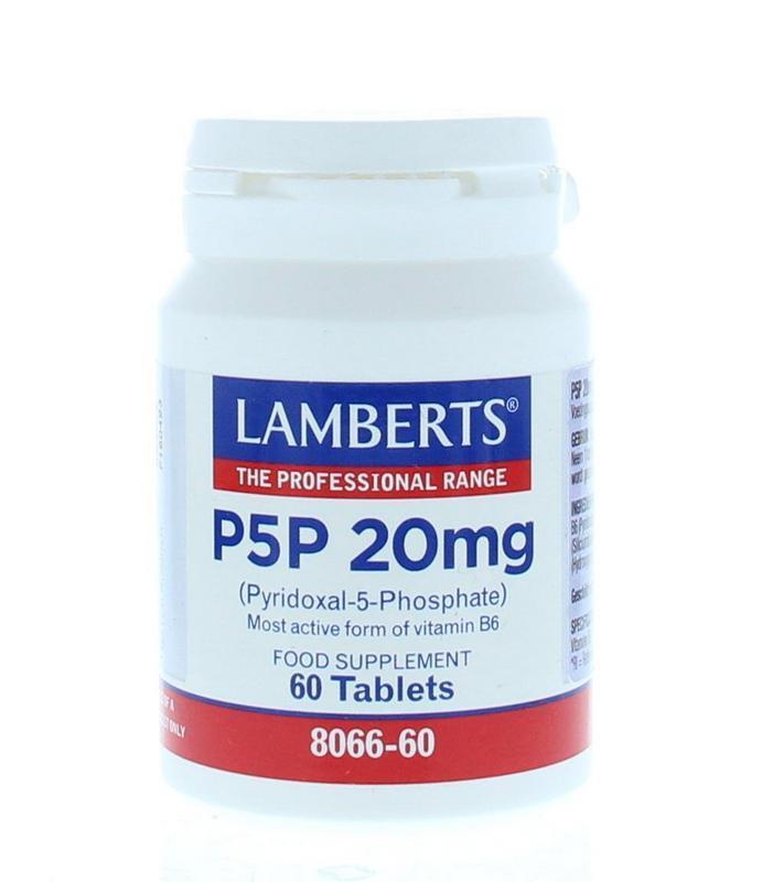 Vitamine B6 (P5P) 20 mg 60 Tabletten