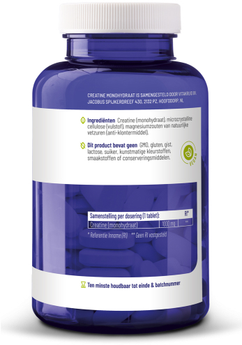 Vitakruid Creatine Monohydraat 1000 MG 180 Tabletten