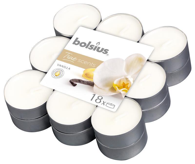 Theelichten True Scents Vanilla 18 Stuks