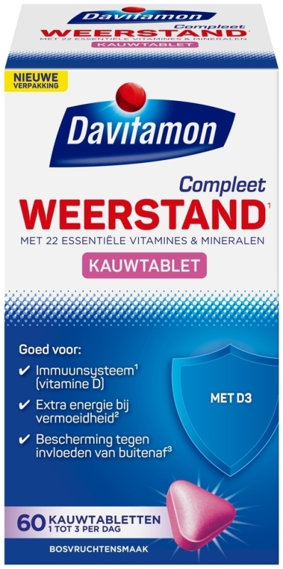 Kauwvitamines Compleet Bosvruchten 60 tabletten