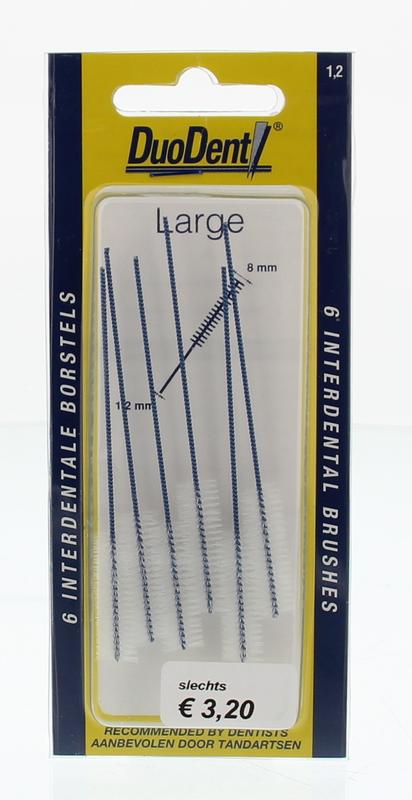 Interdentaal borstel large 1.2 6st