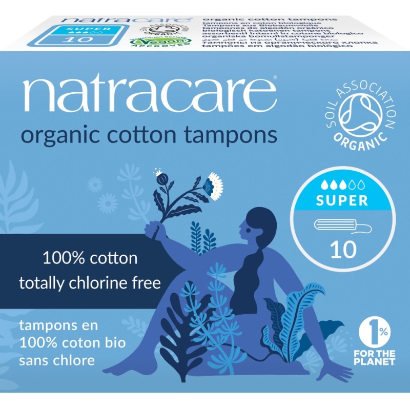 Tampon Katoen Super Bio 10st