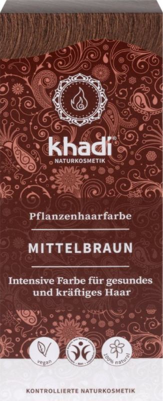 Haarverf Medium Brown 100 gram